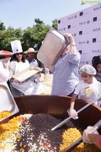 Christmas Cake Mixing