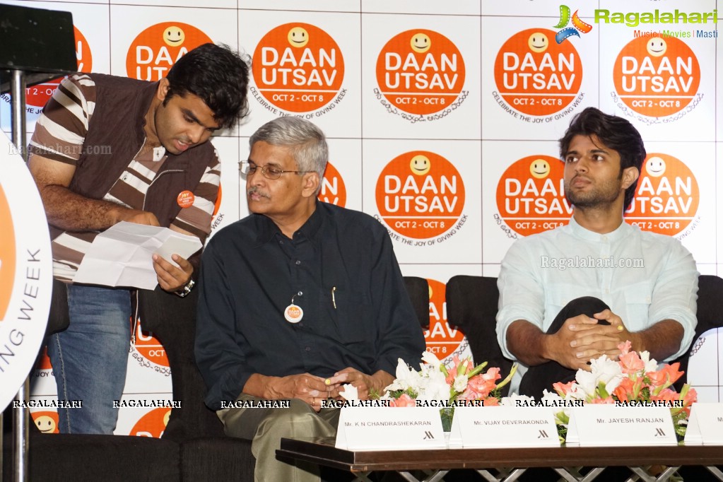 Announcement of 7th Edition of Daan Utsav - The Joy of Giving Week 2015