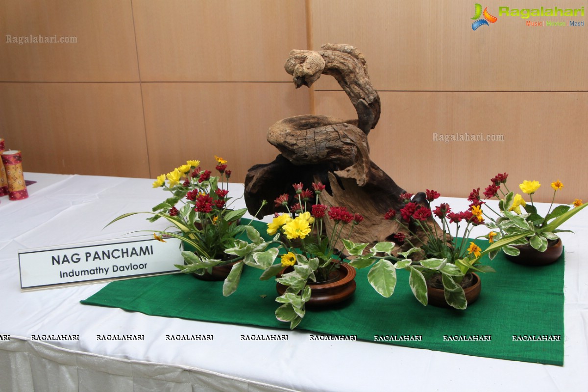 Festivals of India - Poola Panduga by Ikebana International Hyderabad Chapter