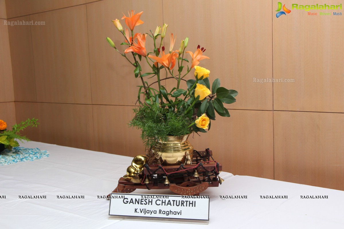 Festivals of India - Poola Panduga by Ikebana International Hyderabad Chapter