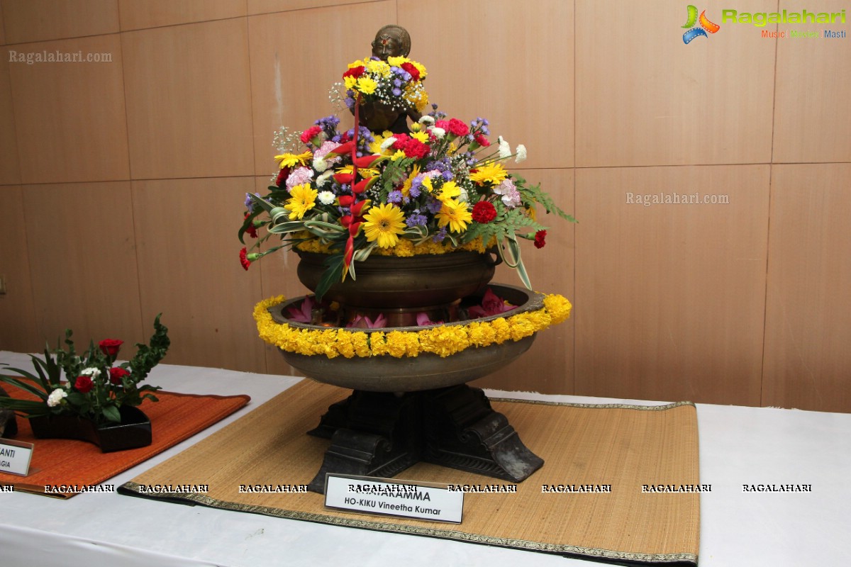 Festivals of India - Poola Panduga by Ikebana International Hyderabad Chapter