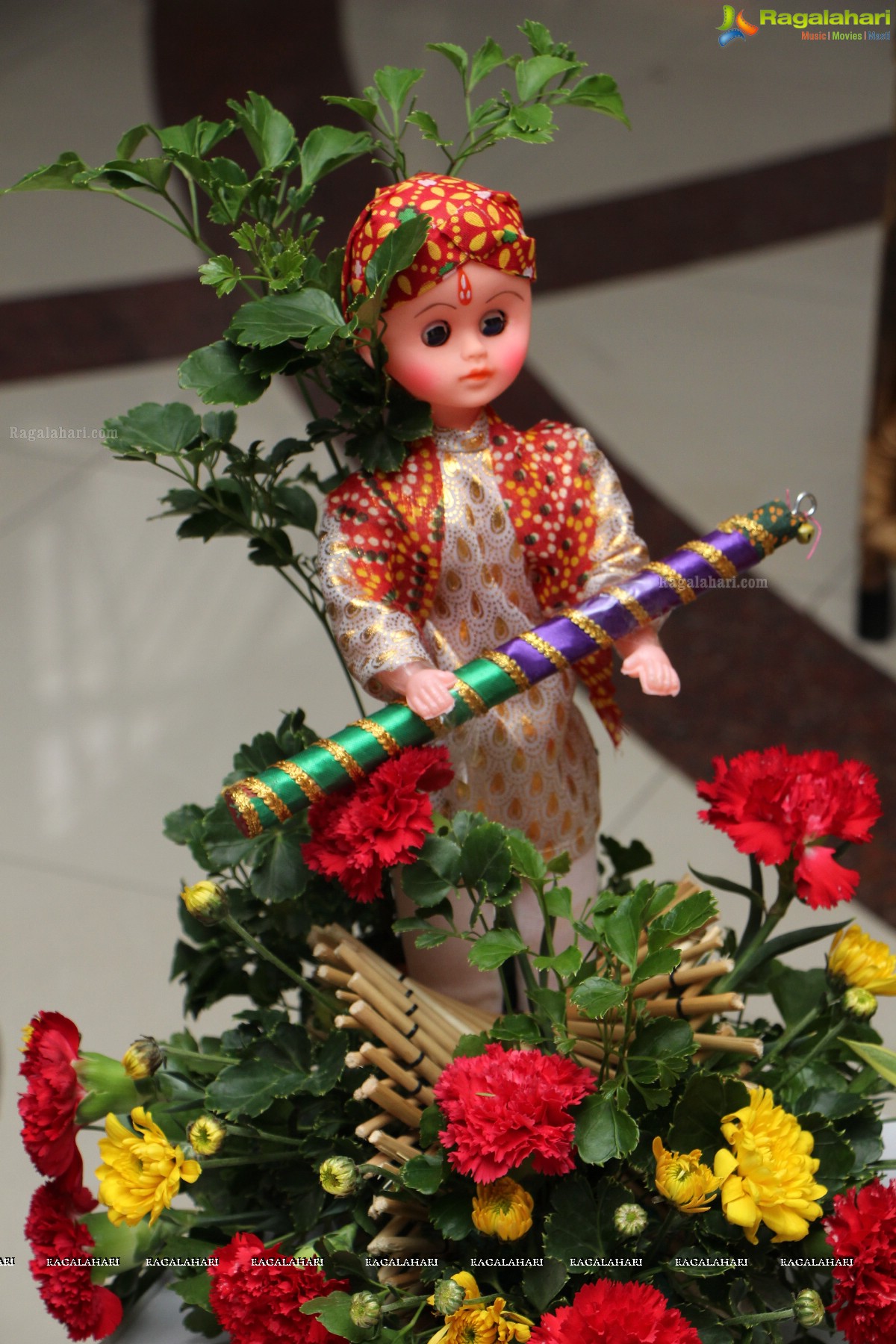 Festivals of India - Poola Panduga by Ikebana International Hyderabad Chapter