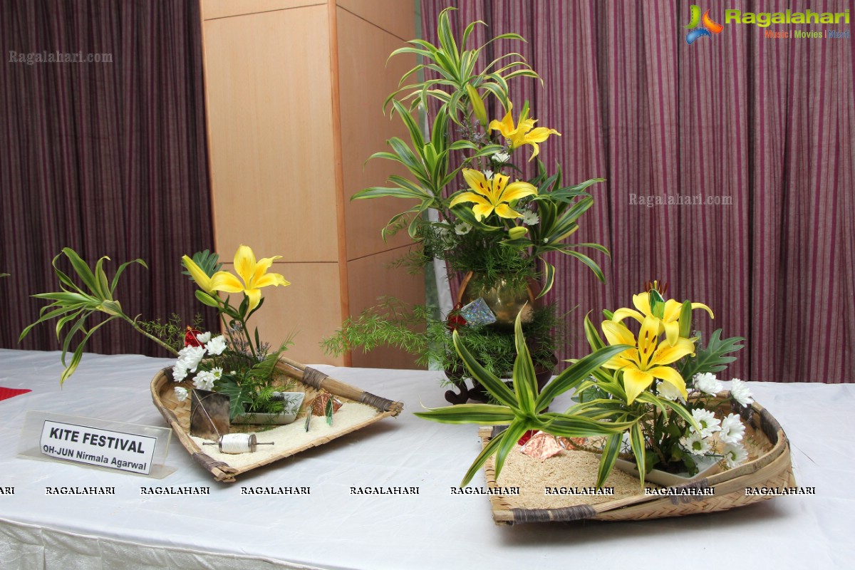 Festivals of India - Poola Panduga by Ikebana International Hyderabad Chapter