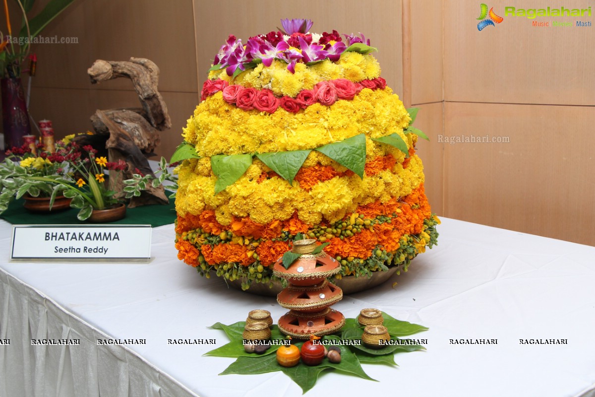 Festivals of India - Poola Panduga by Ikebana International Hyderabad Chapter