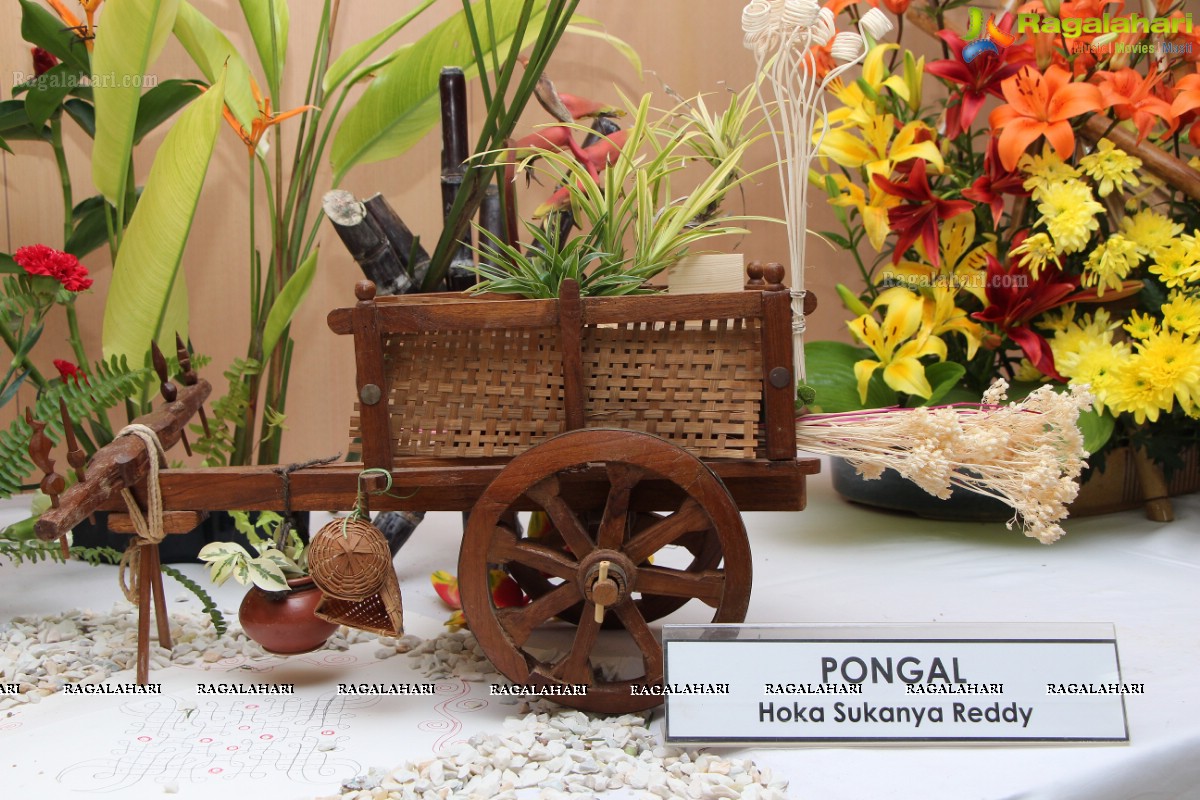 Festivals of India - Poola Panduga by Ikebana International Hyderabad Chapter