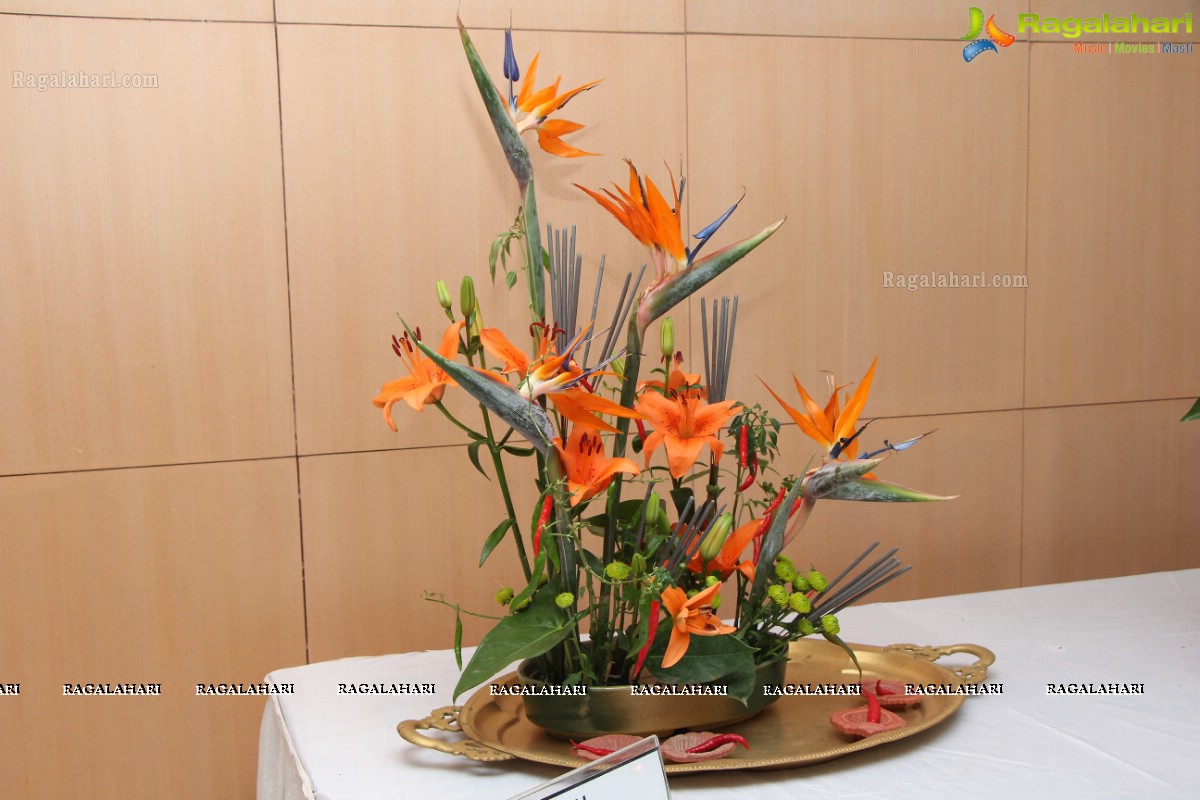 Festivals of India - Poola Panduga by Ikebana International Hyderabad Chapter