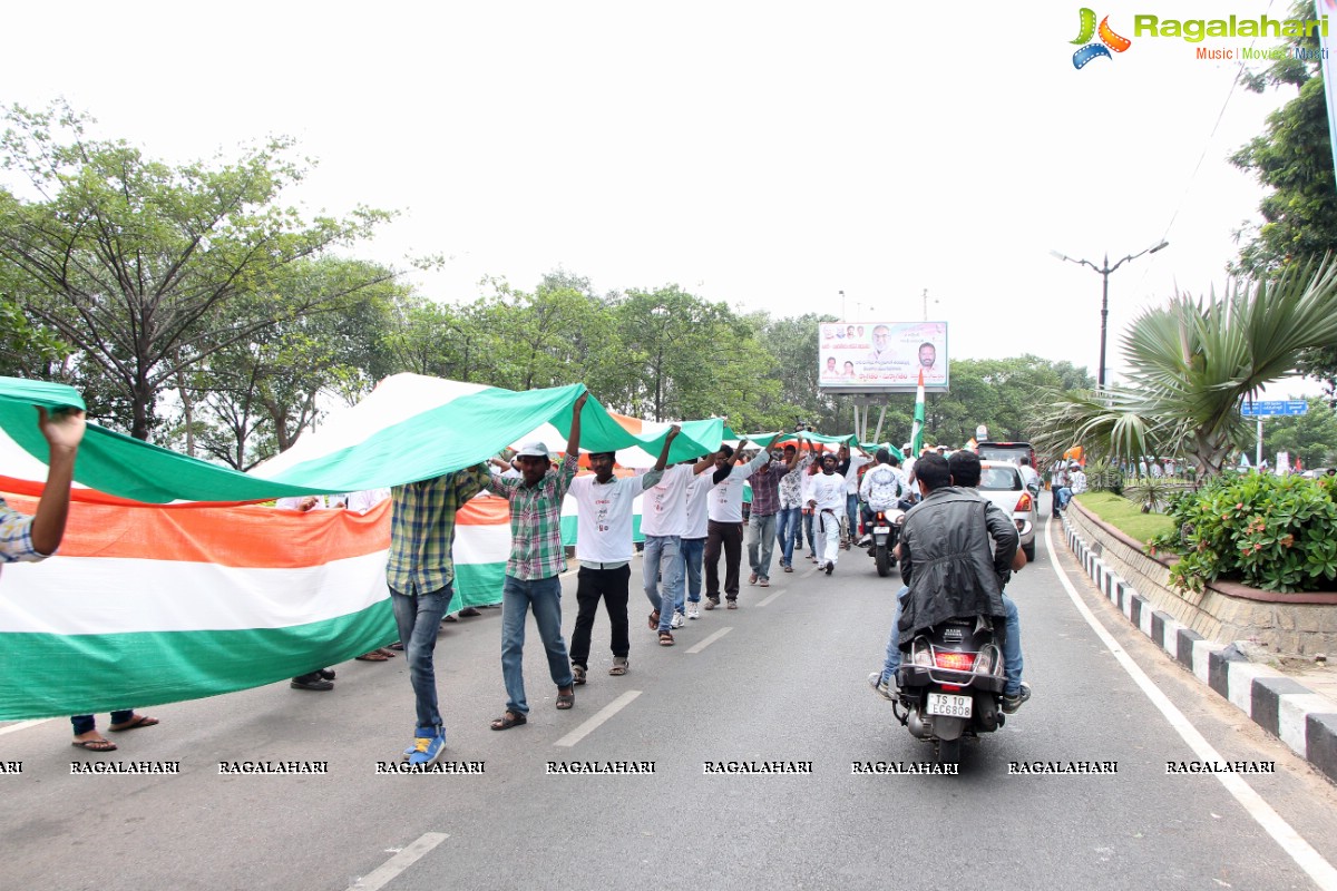 Gandhi Jayanthi Celebrated as Khadi Day at People's Plaza, Hyderabad