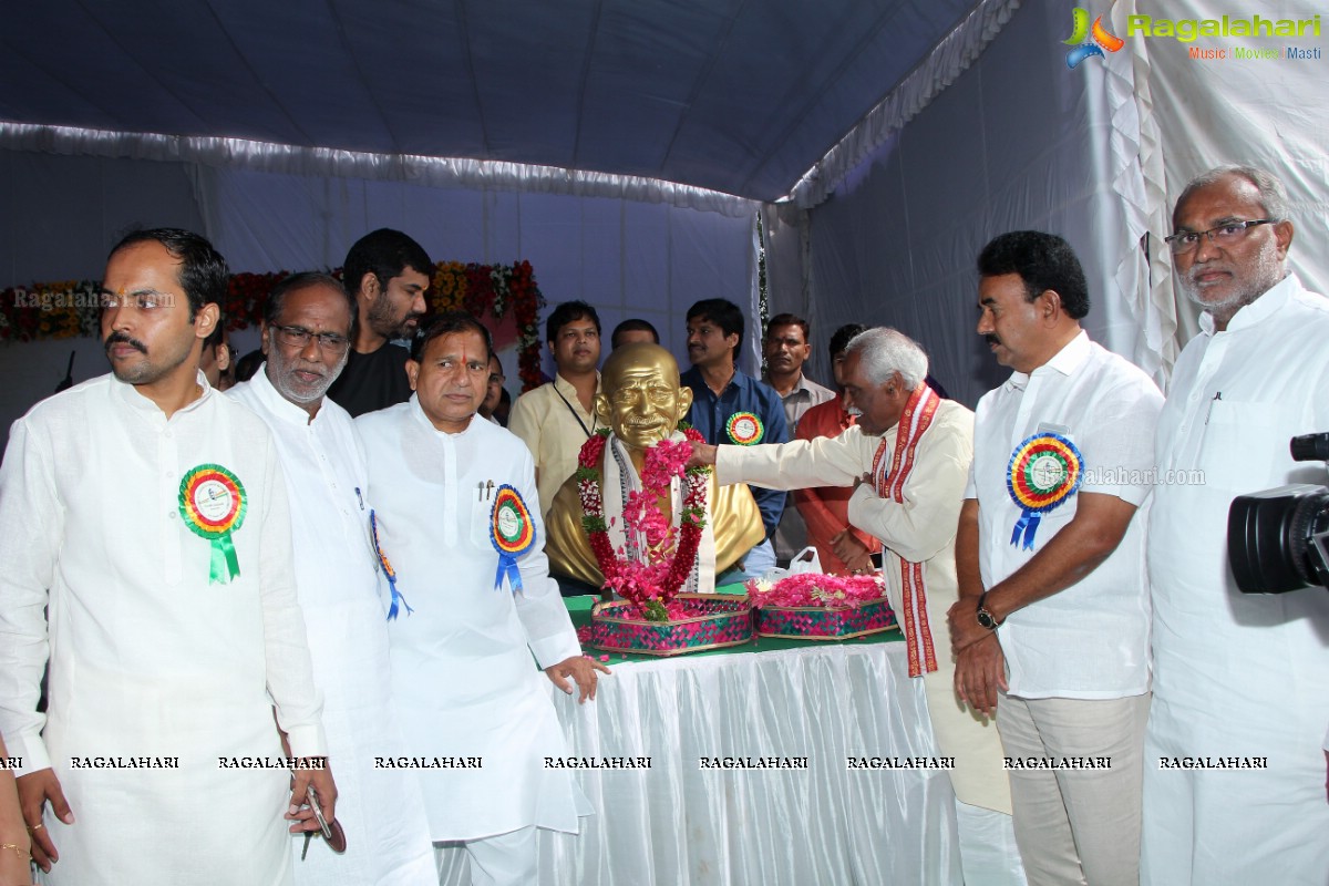 Gandhi Jayanthi Celebrated as Khadi Day at People's Plaza, Hyderabad