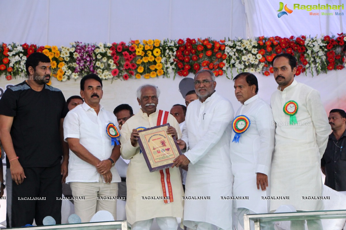 Gandhi Jayanthi Celebrated as Khadi Day at People's Plaza, Hyderabad