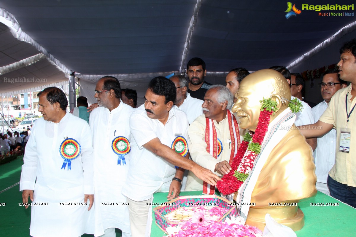 Gandhi Jayanthi Celebrated as Khadi Day at People's Plaza, Hyderabad