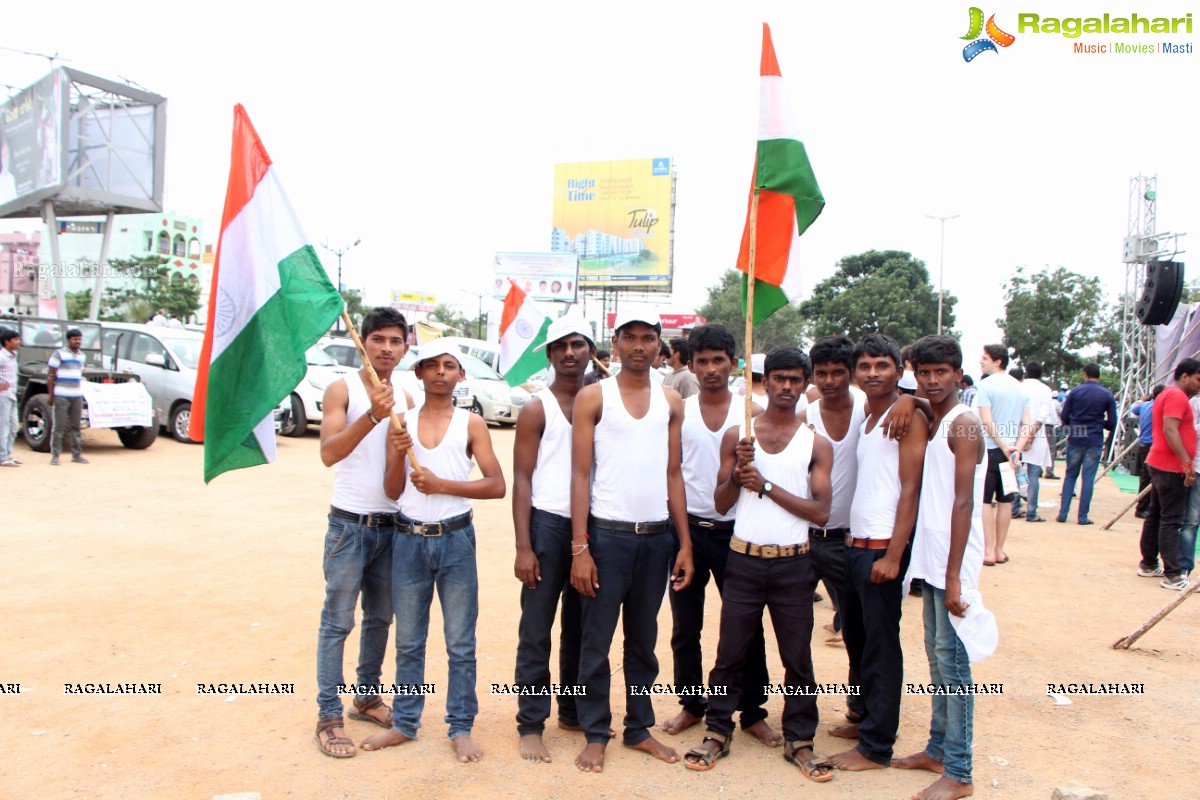 Gandhi Jayanthi Celebrated as Khadi Day at People's Plaza, Hyderabad