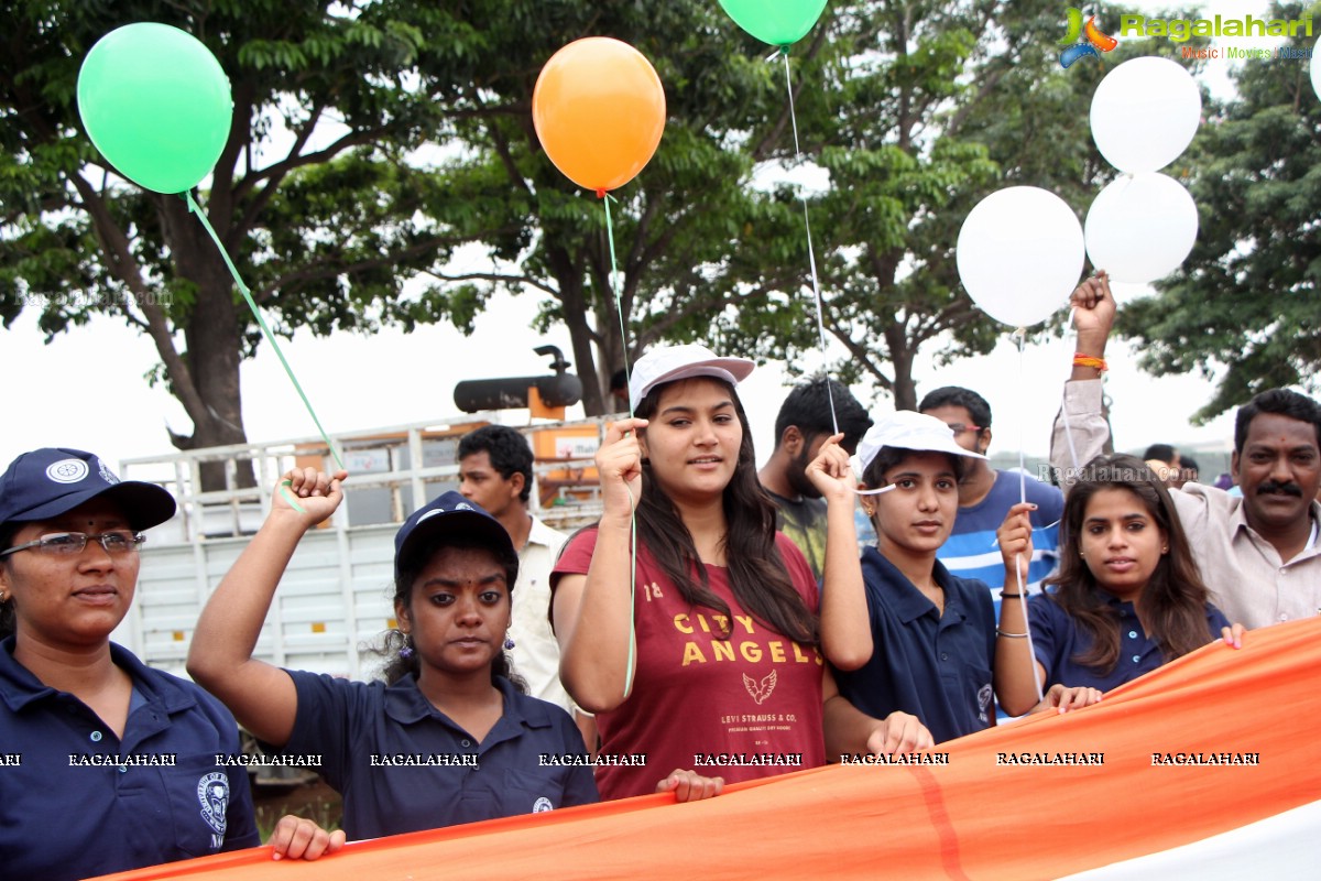 Gandhi Jayanthi Celebrated as Khadi Day at People's Plaza, Hyderabad