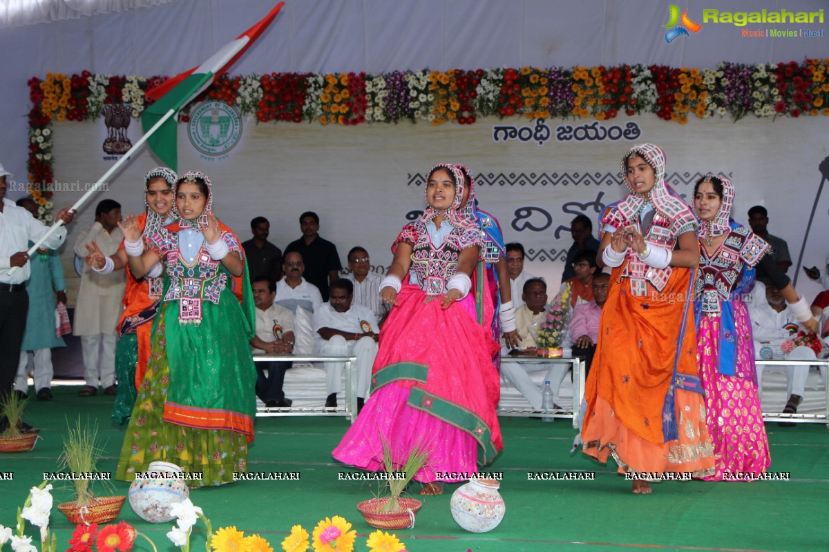 Gandhi Jayanthi Celebrated as Khadi Day at People's Plaza, Hyderabad