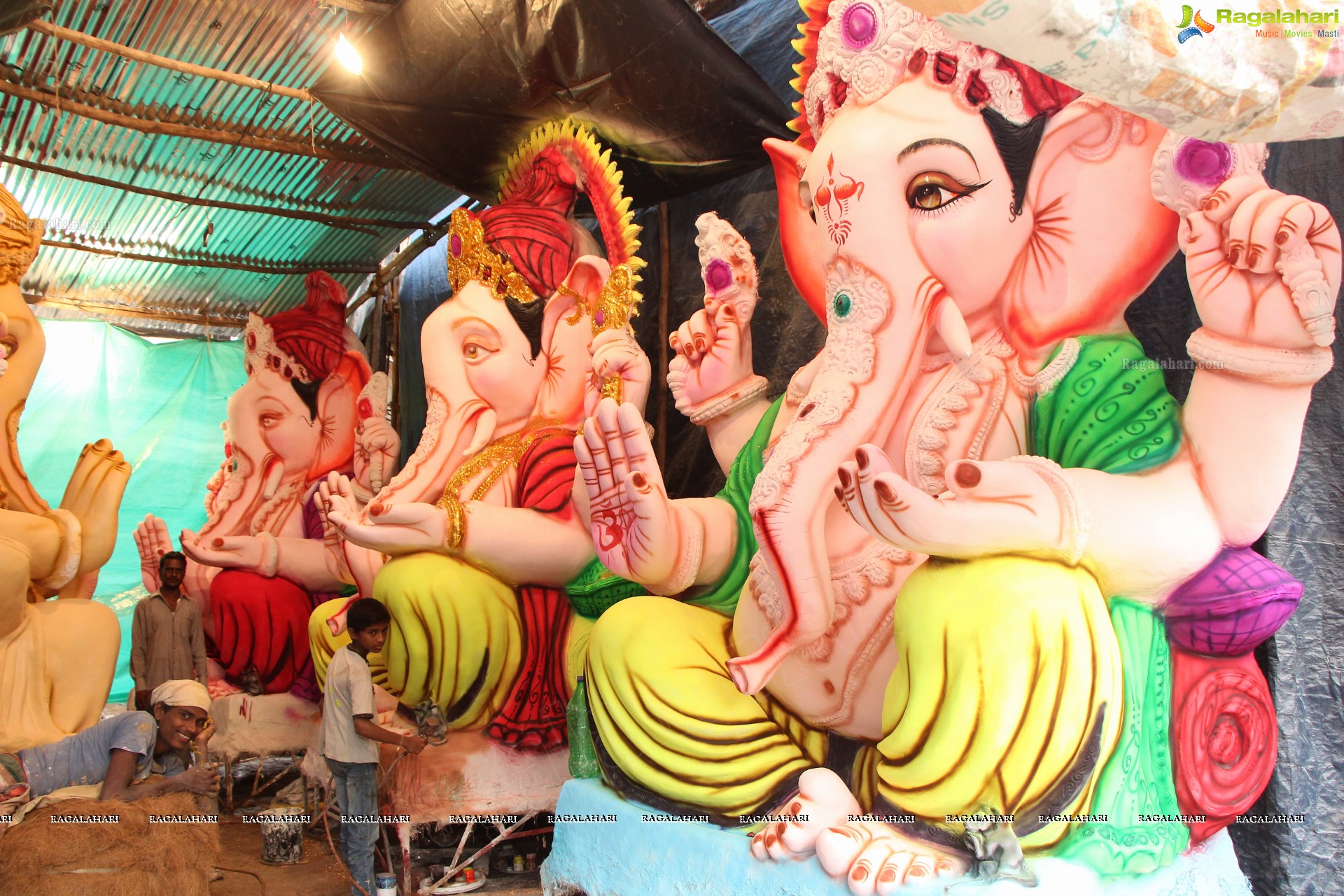 Hyderabad Ganesh Idols 2015 (High Definition)