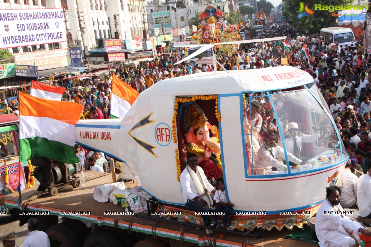 Hyderabad Ganesh Nimajjanam 2015