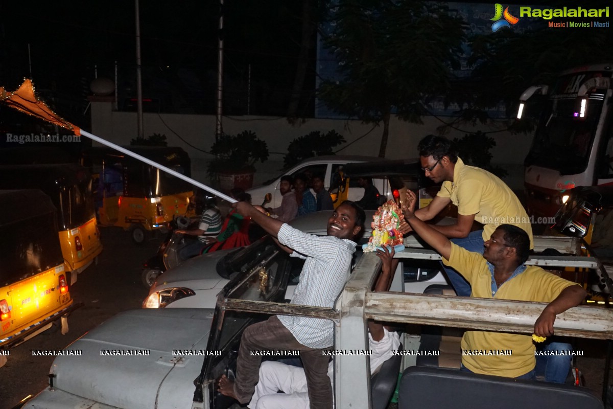 Ganesh Immersion Celebrations 2015 at Tank Bund, Hyderabad