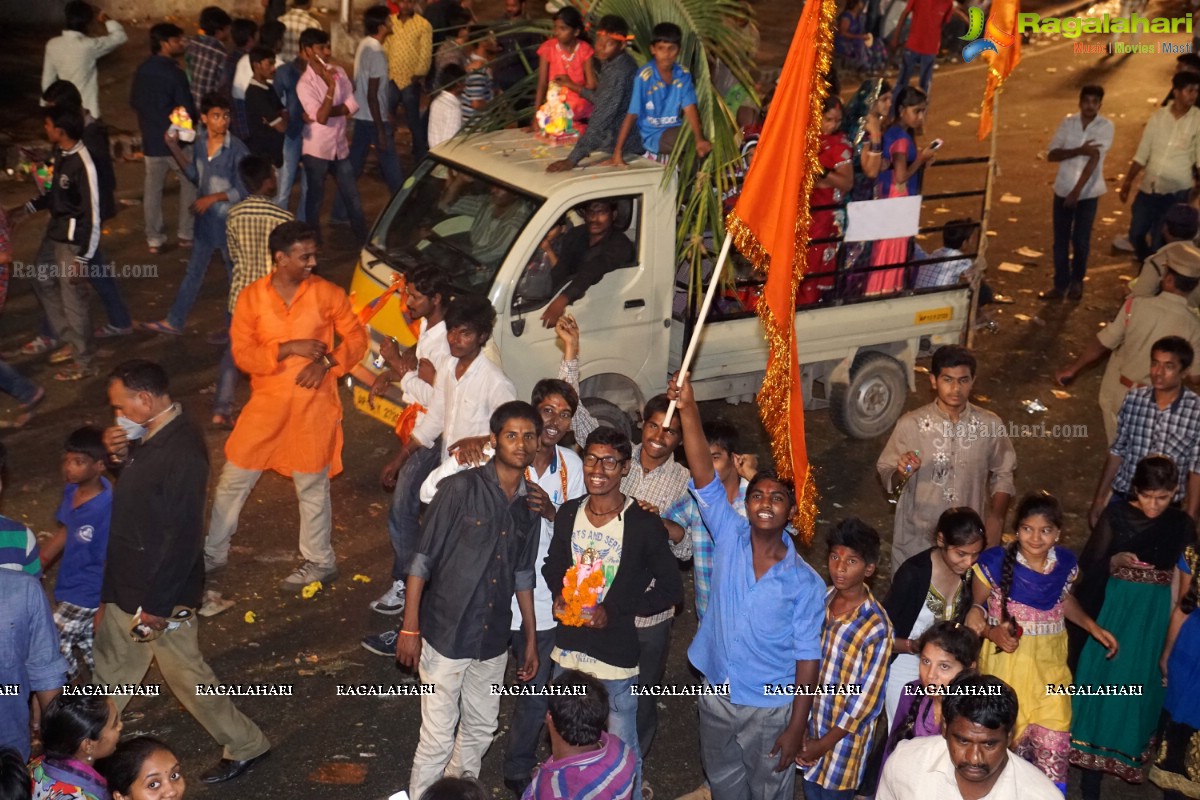 Ganesh Immersion Celebrations 2015 at Tank Bund, Hyderabad