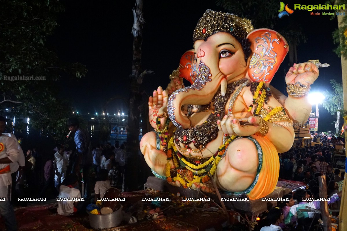 Ganesh Immersion Celebrations 2015 at Tank Bund, Hyderabad