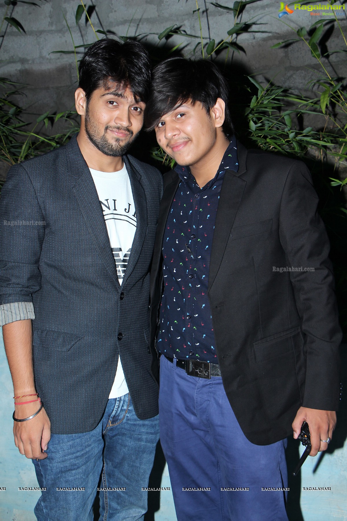 Rawstar Singer Darshan Raval Official After Party at Gravity Bistro, Hyderabad