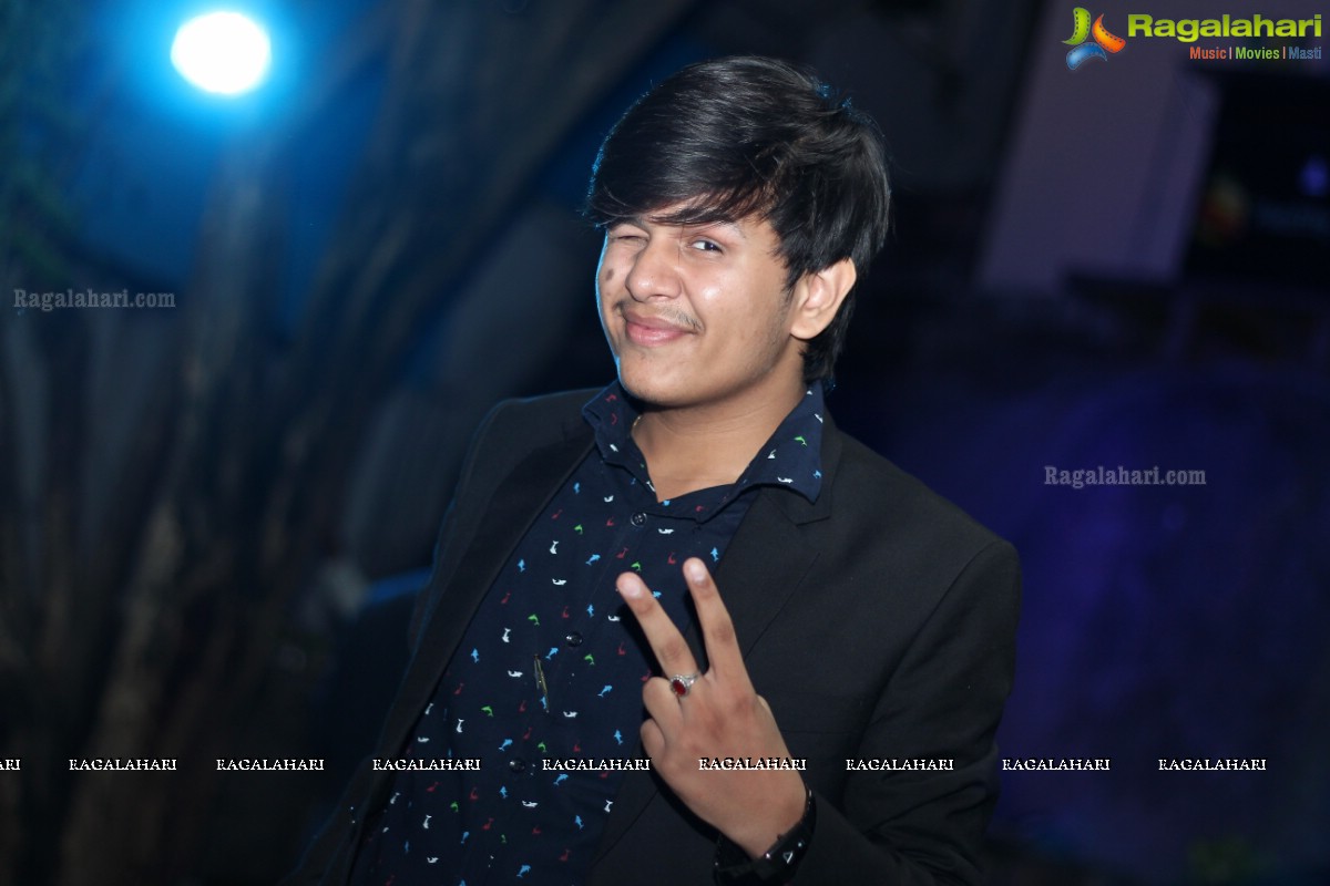 Rawstar Singer Darshan Raval Official After Party at Gravity Bistro, Hyderabad