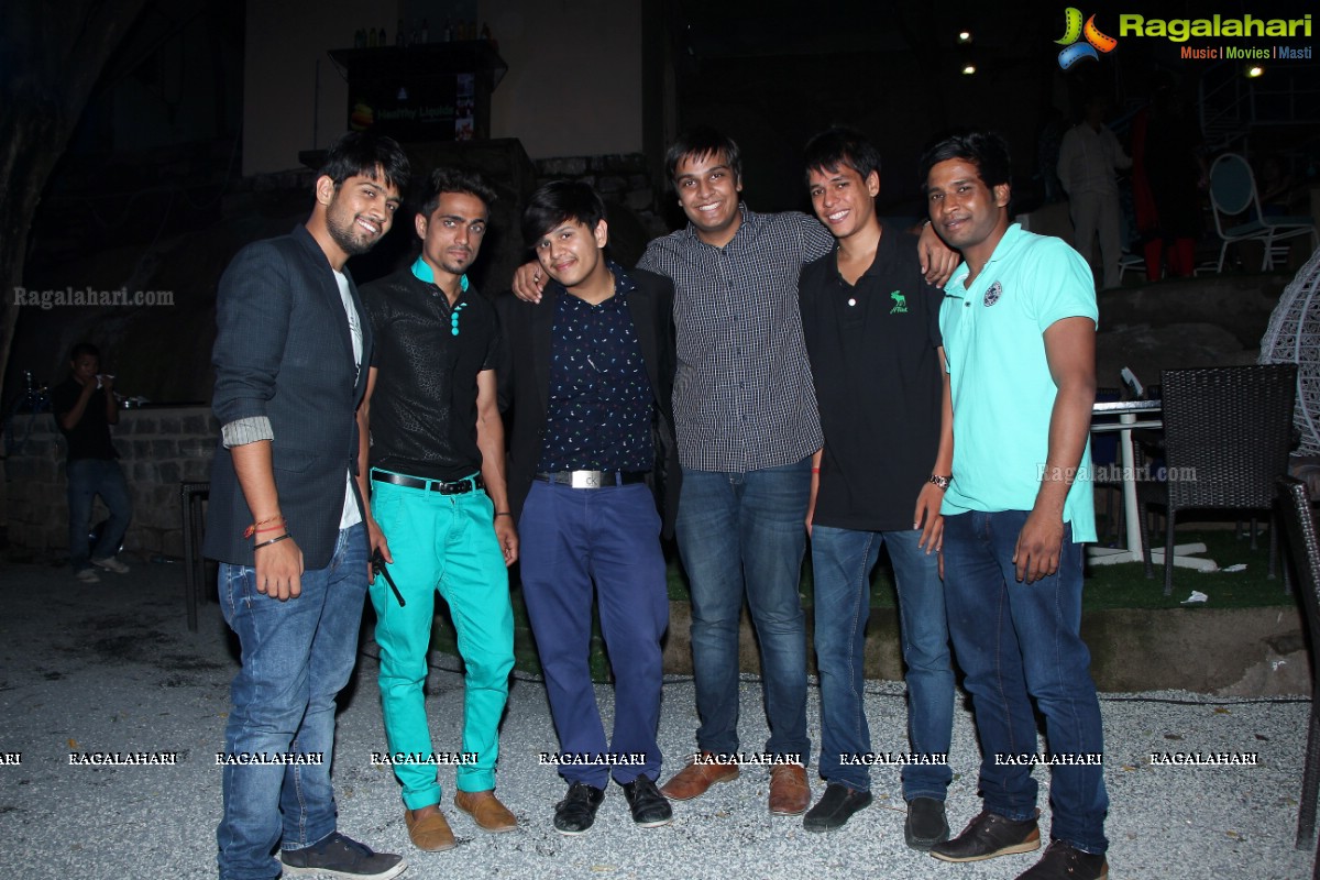 Rawstar Singer Darshan Raval Official After Party at Gravity Bistro, Hyderabad