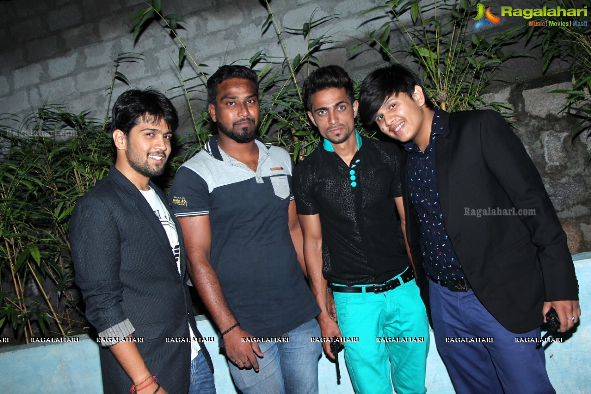 Rawstar Singer Darshan Raval Official After Party at Gravity Bistro, Hyderabad