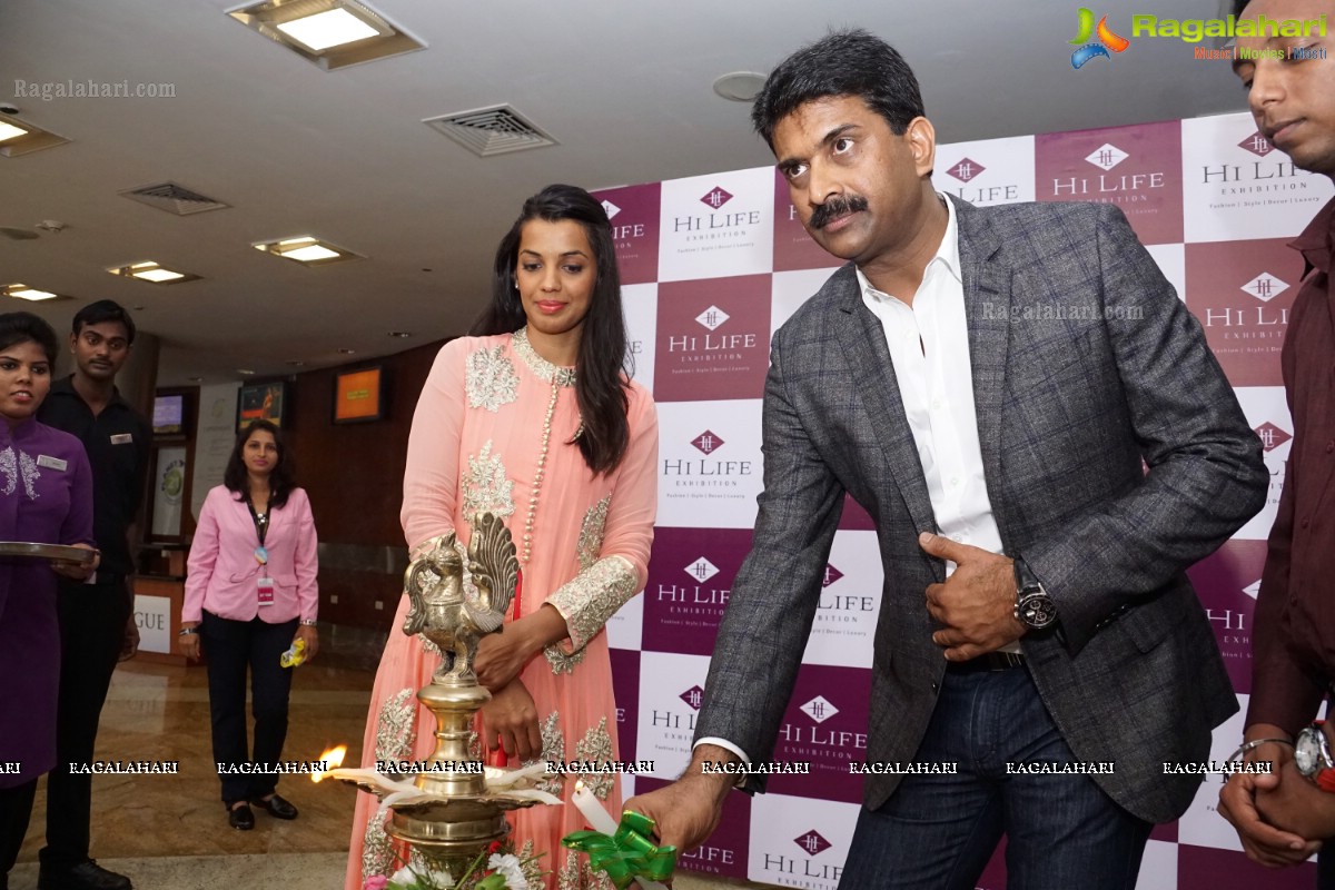 Mugdha Godse launches Hi Life Luxury Designer Exhibition in Hyderabad