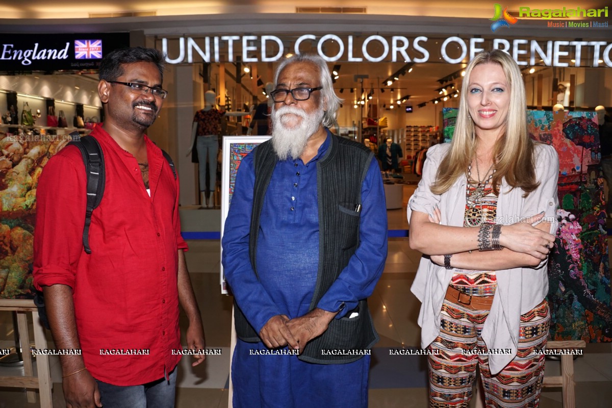 Namrata Shirodkar inaugurates Atrium Galleria - An Art Exhibition by Mr Rangoli Garg at Inorbit Mall, Hyderabad