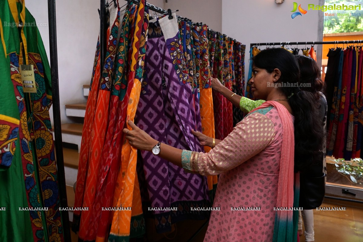 Kalamkari Luxury Collections Exhibition at Saptaparni, Hyderabad