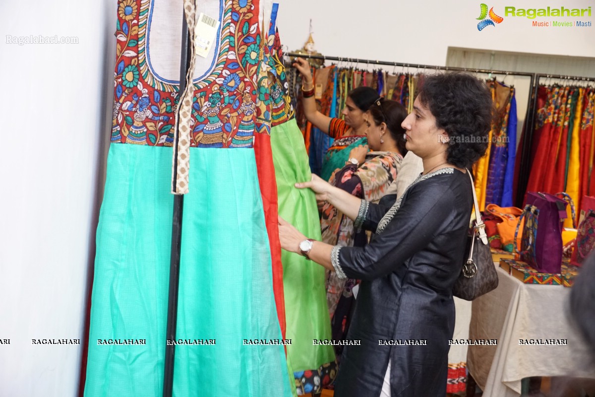 Kalamkari Luxury Collections Exhibition at Saptaparni, Hyderabad