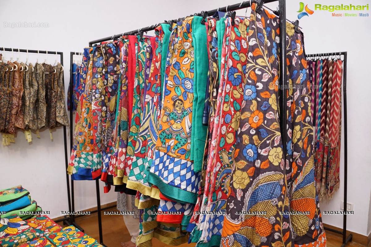 Kalamkari Luxury Collections Exhibition at Saptaparni, Hyderabad