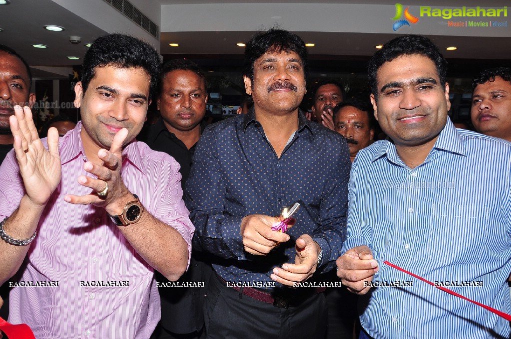 Nagarjuna launches Kalyan Jewellers at Punjagutta, Hyderabad