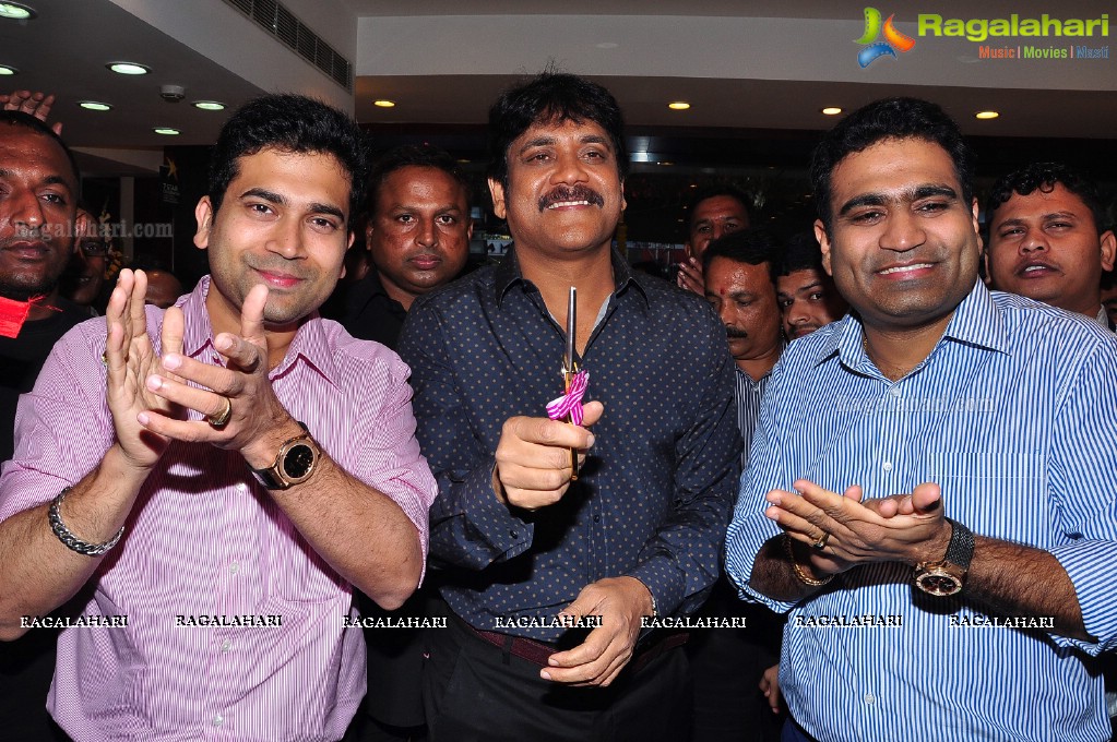 Nagarjuna launches Kalyan Jewellers at Punjagutta, Hyderabad