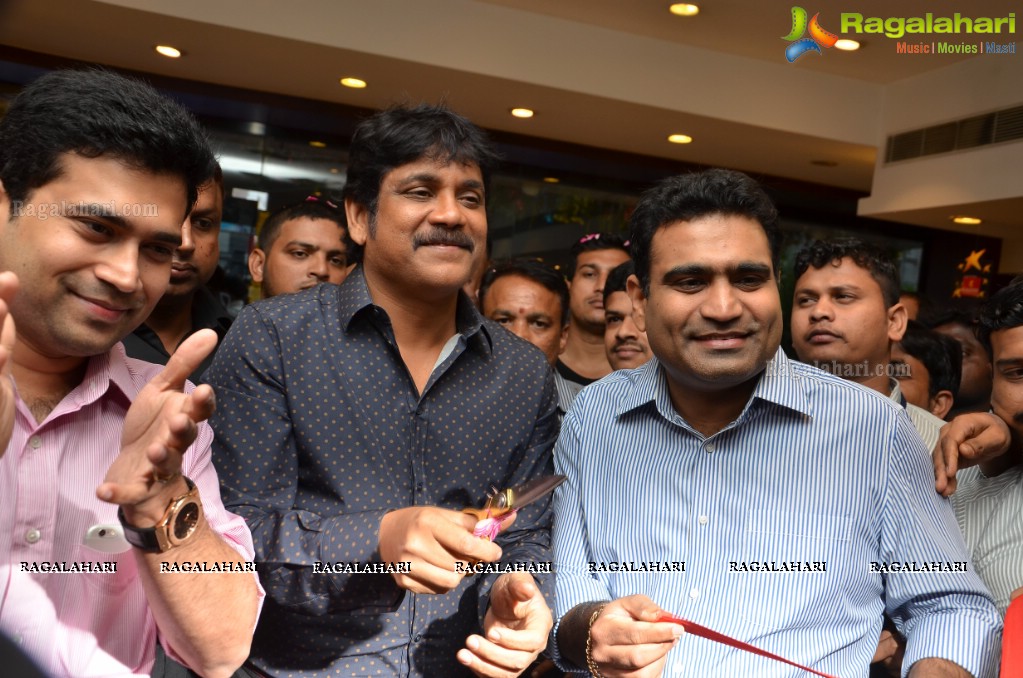 Nagarjuna launches Kalyan Jewellers at Punjagutta, Hyderabad