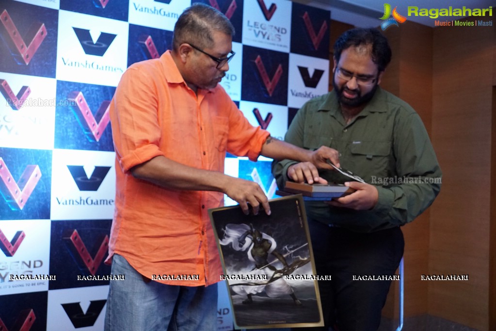 Launch of Legend of Vyas by Vansh Games at Hotel Marigold, Hyderabad