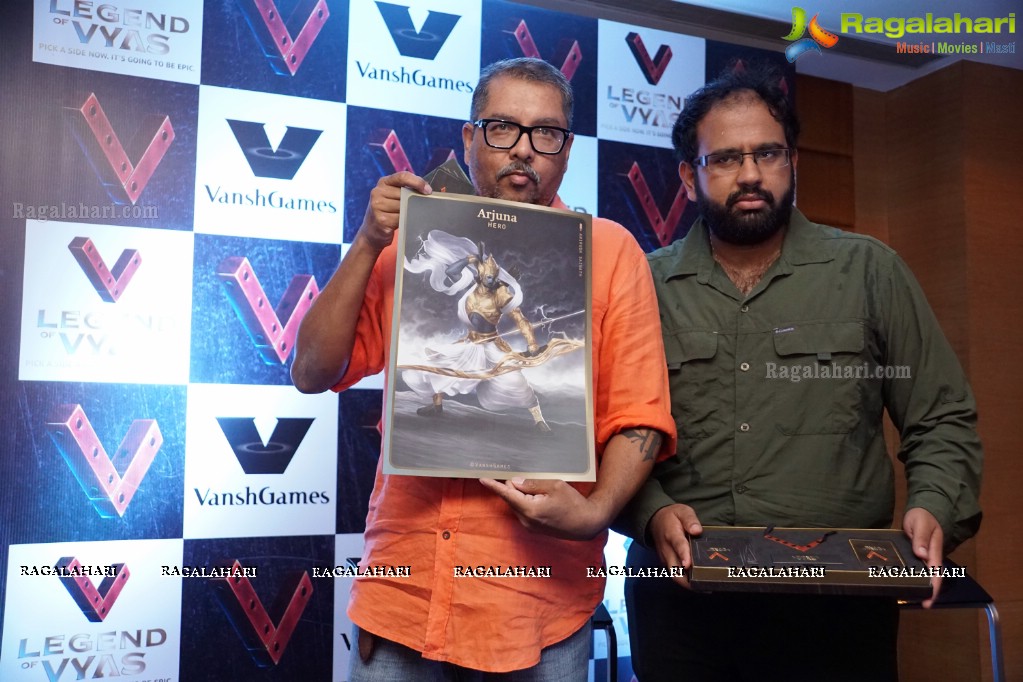 Launch of Legend of Vyas by Vansh Games at Hotel Marigold, Hyderabad