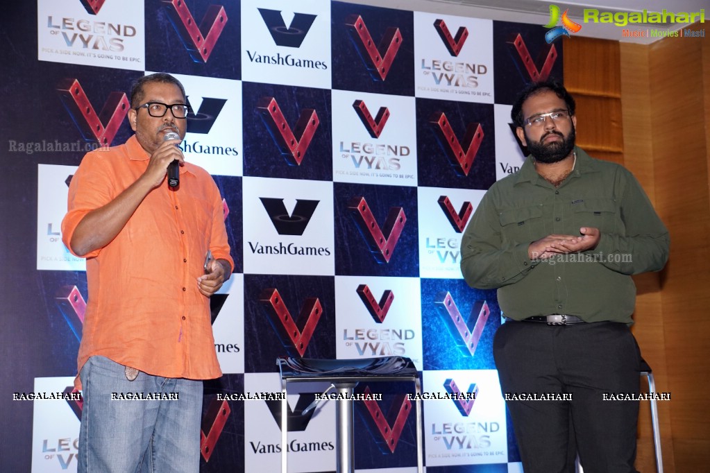 Launch of Legend of Vyas by Vansh Games at Hotel Marigold, Hyderabad