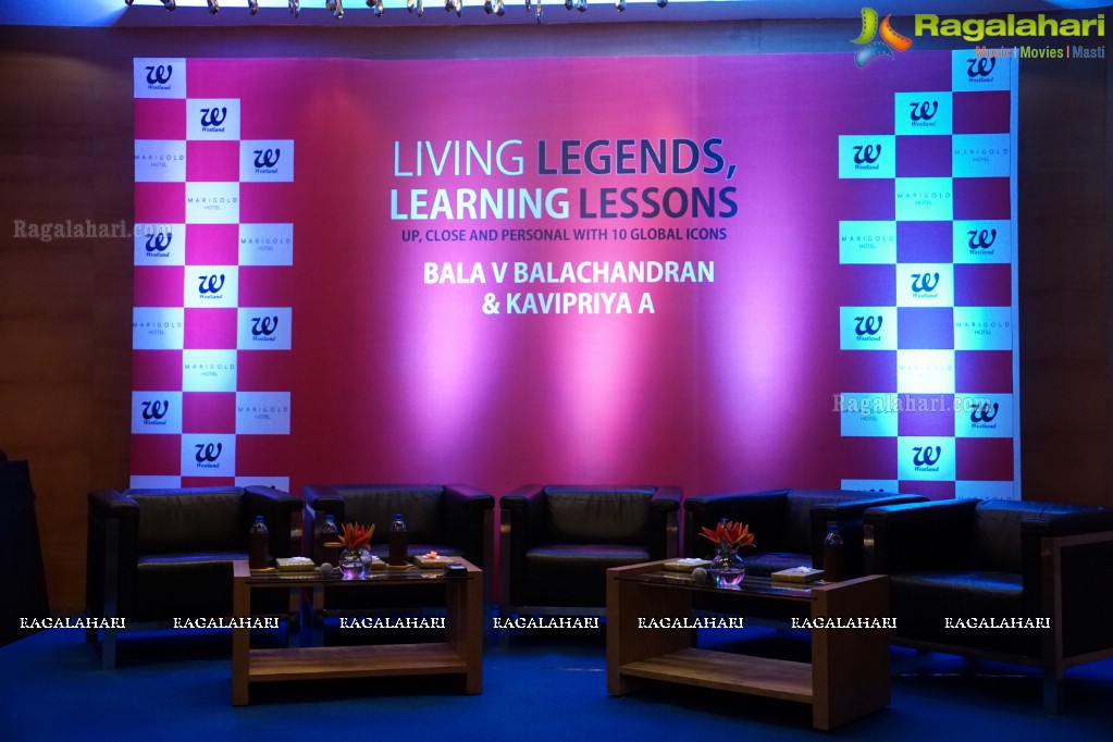 Living Legends, Learning Lessons Book Launch at Marigold Hotel, Hyderabad