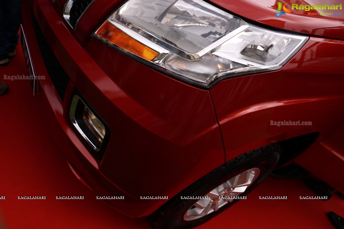 Mahindra launches Tough and Stylish True Blue SUV - TUV300, Hyderabad