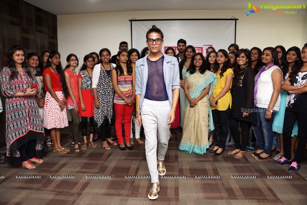 Star Bollywood Fashion Stylist Moet Brar at INIFD - Madhapur Orientation Program