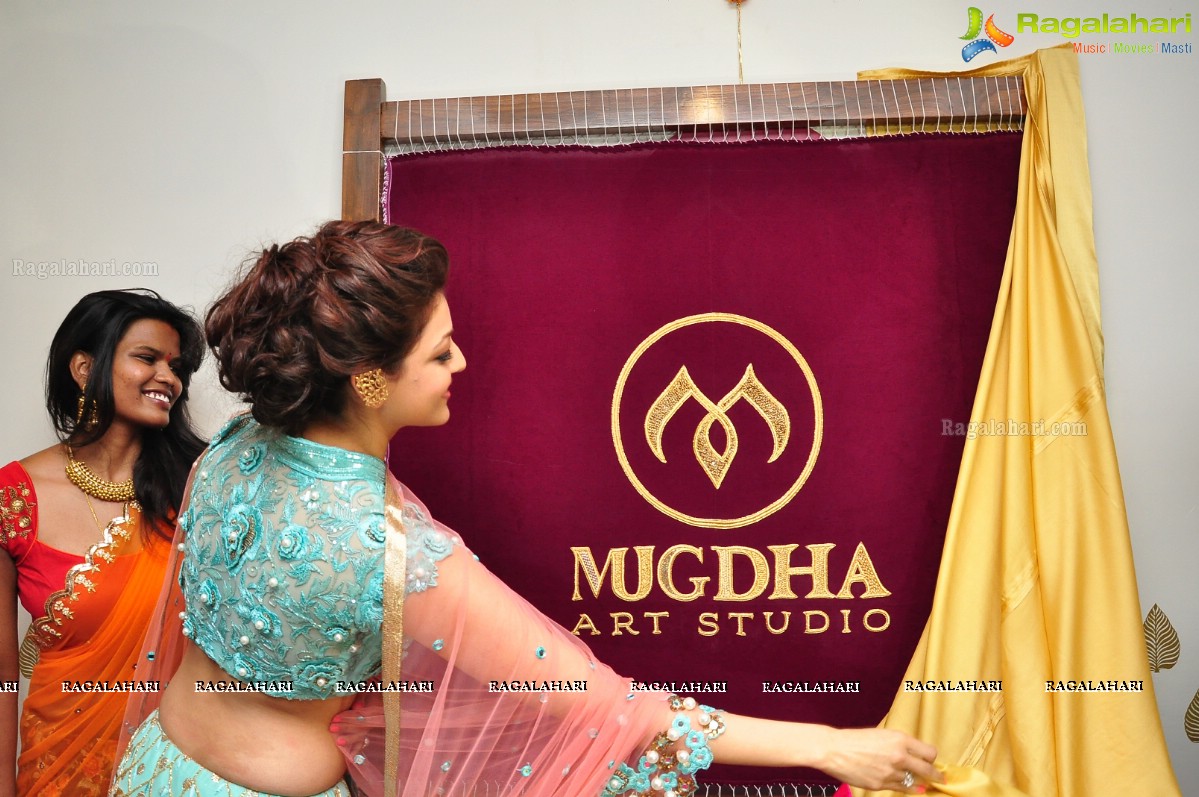 Grand Launch of Mugdha Art Studio by Kajal Aggarwal in Hyderabad