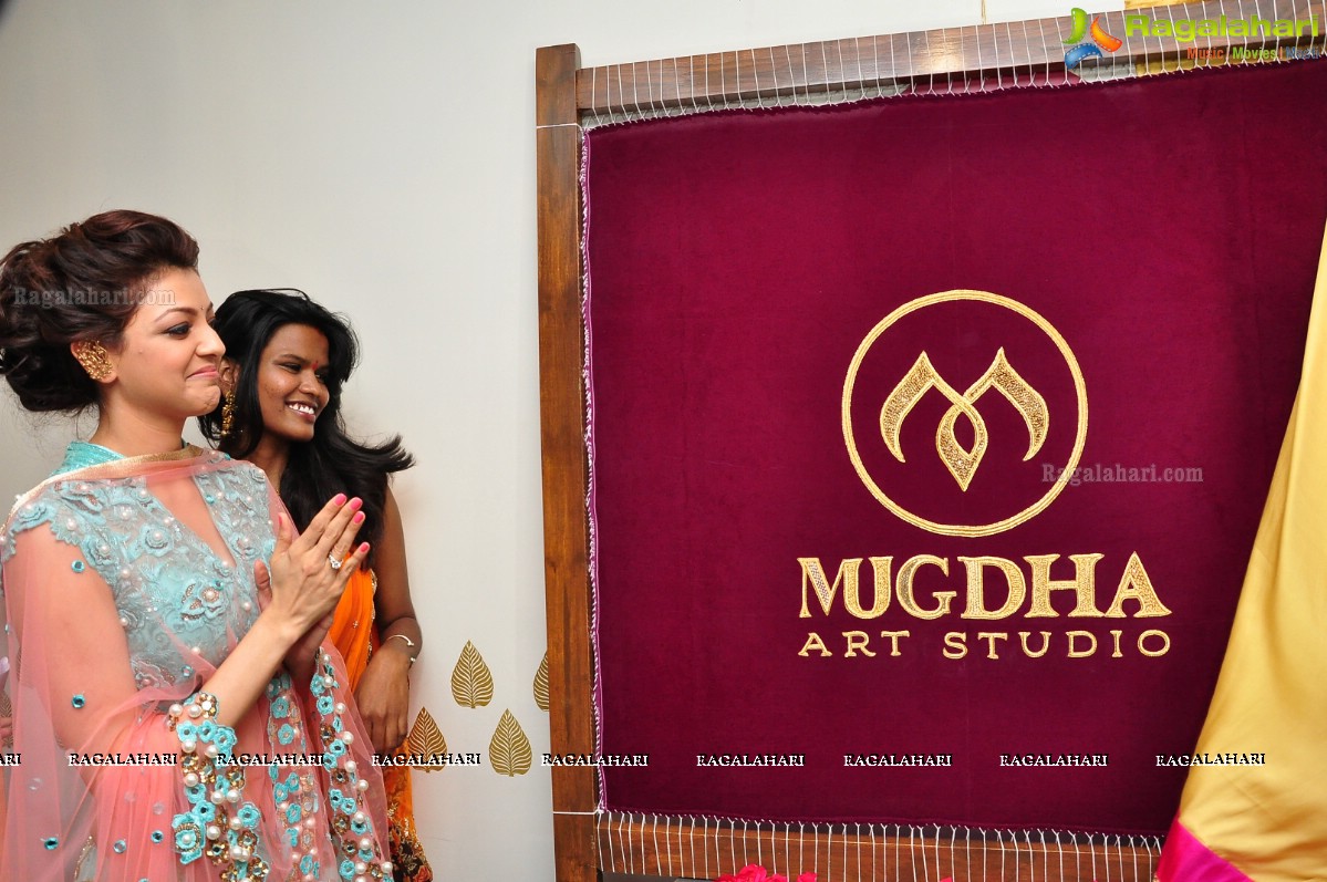 Grand Launch of Mugdha Art Studio by Kajal Aggarwal in Hyderabad