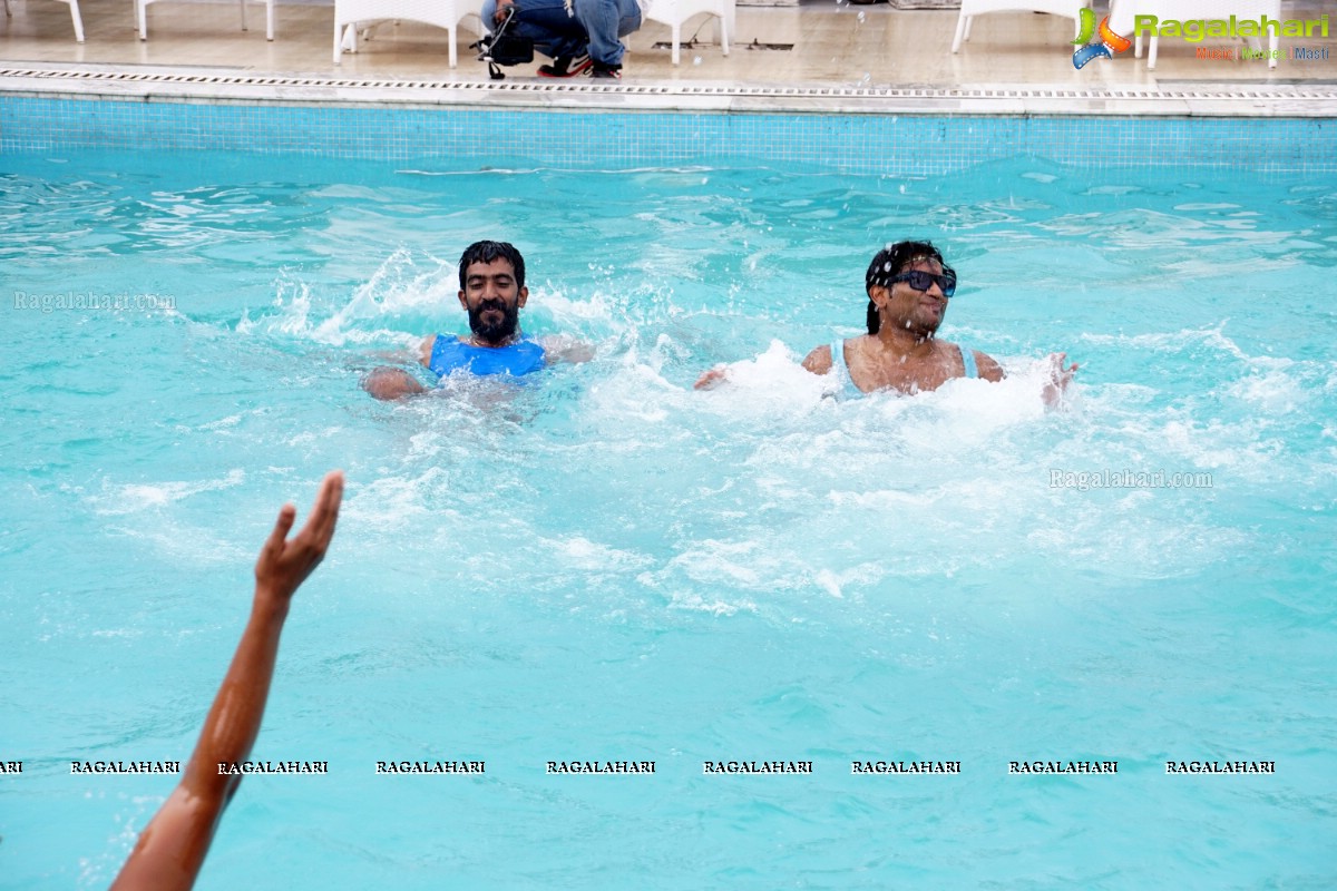 Naughty 90's Aqua Zumba Pool Party by Abhimanika Tavi at Water, Hyderabad