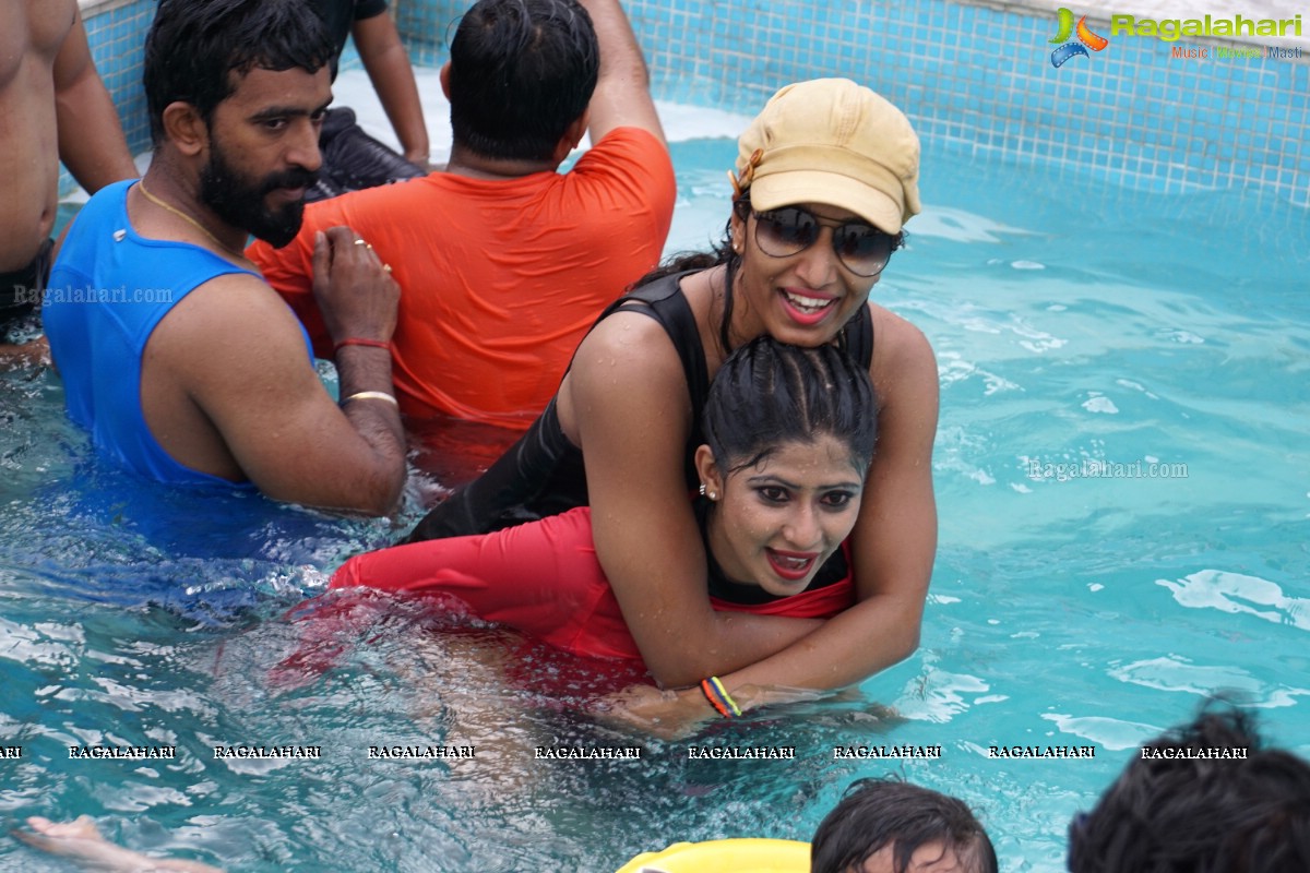 Naughty 90's Aqua Zumba Pool Party by Abhimanika Tavi at Water, Hyderabad