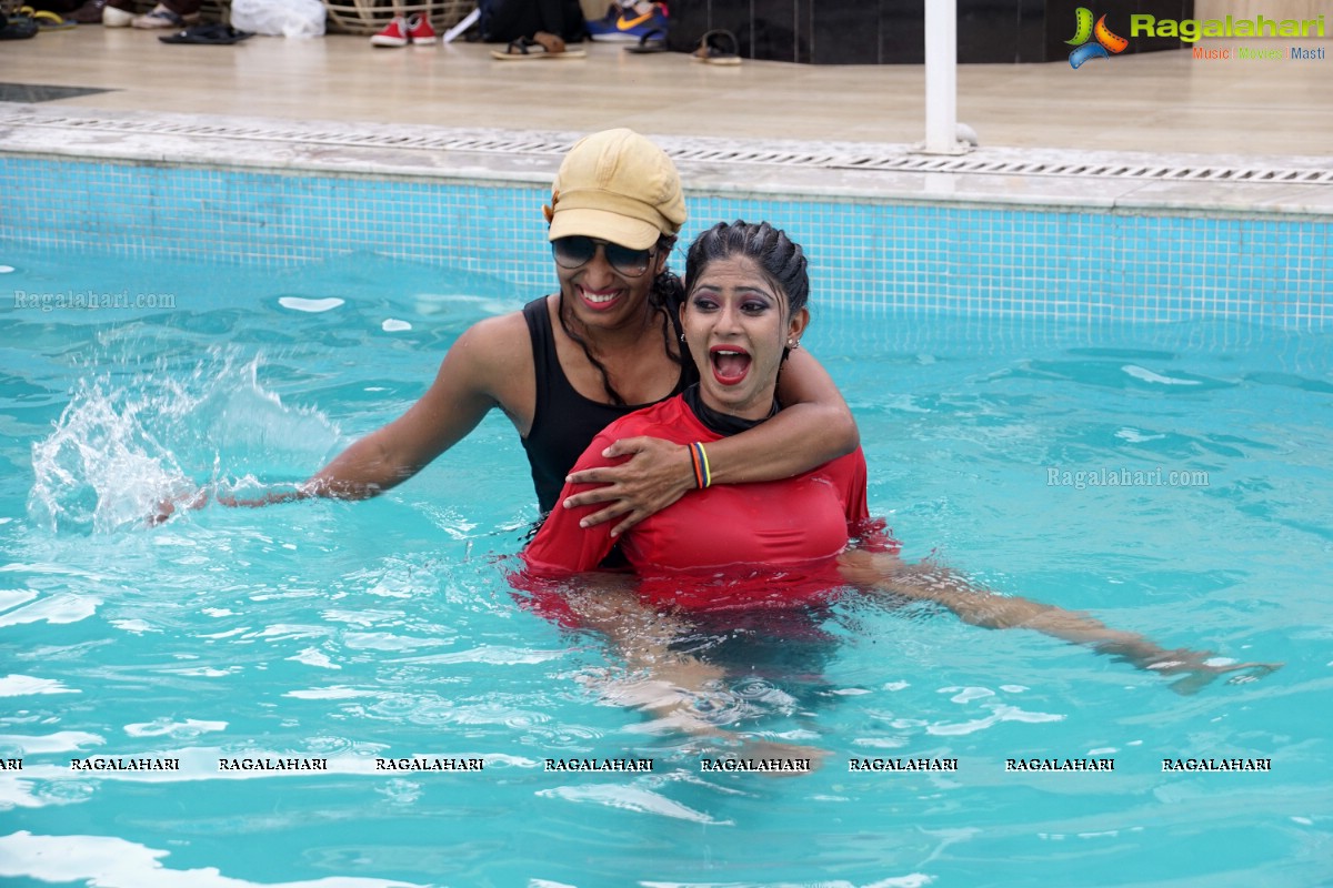 Naughty 90's Aqua Zumba Pool Party by Abhimanika Tavi at Water, Hyderabad