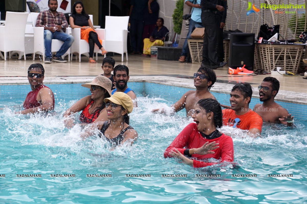 Naughty 90's Aqua Zumba Pool Party by Abhimanika Tavi at Water, Hyderabad