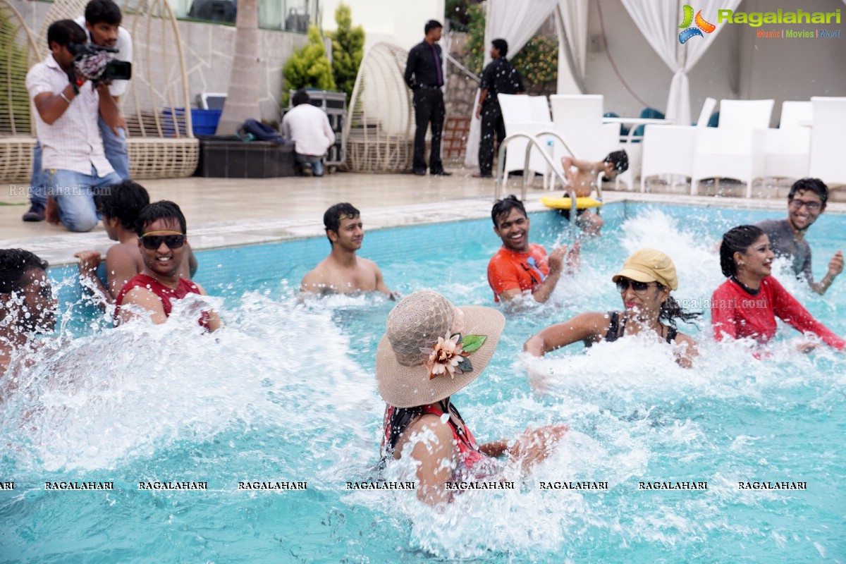 Naughty 90's Aqua Zumba Pool Party by Abhimanika Tavi at Water, Hyderabad