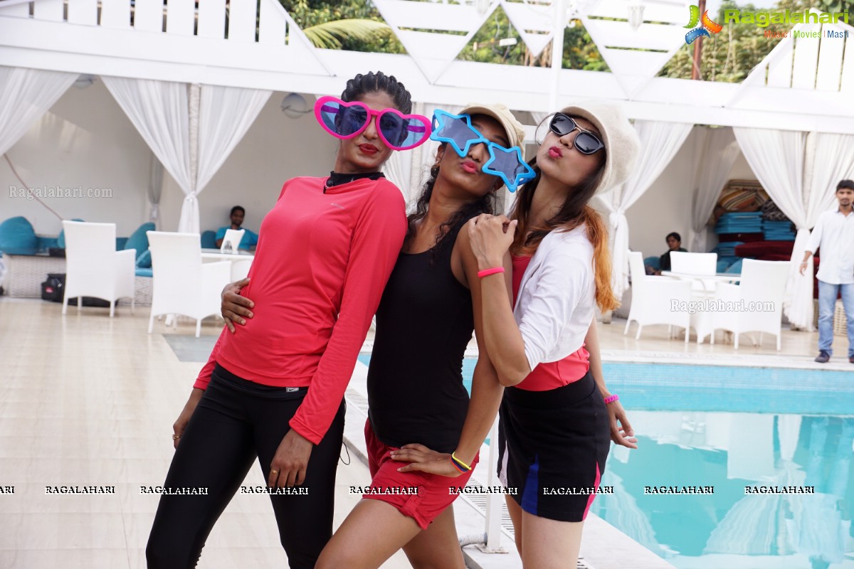 Naughty 90's Aqua Zumba Pool Party by Abhimanika Tavi at Water, Hyderabad