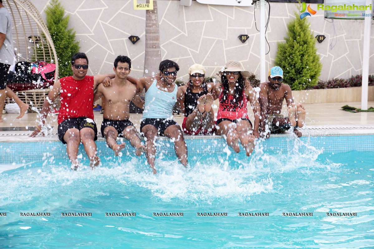 Naughty 90's Aqua Zumba Pool Party by Abhimanika Tavi at Water, Hyderabad