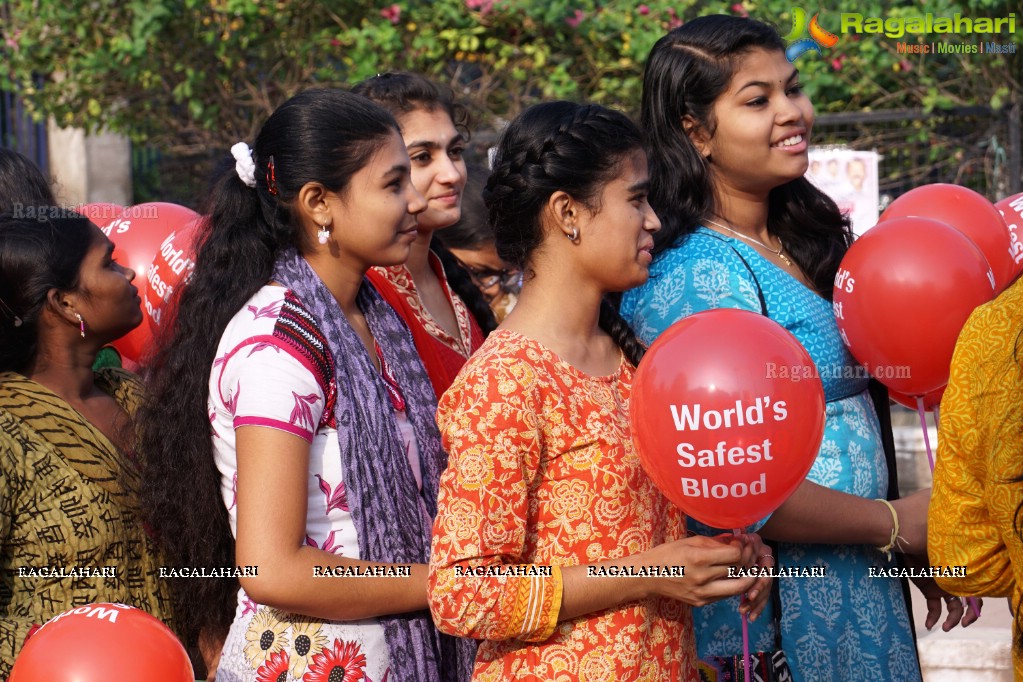 NTR Trust' Awareness Walk on Blood Safety in Association with Roche Diagnostics, Hyderabad